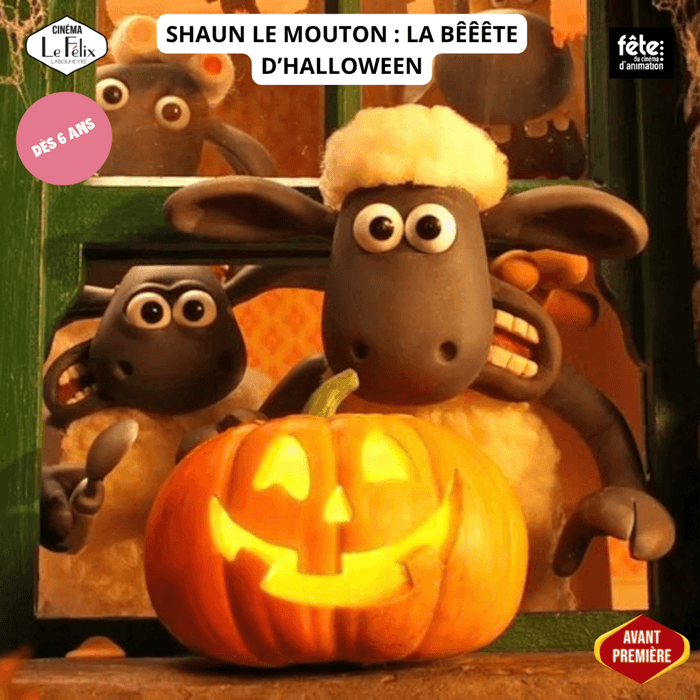 Illustration de l'événement : Shaun et la Bêêête d'Halloween AVANT PREMIERE