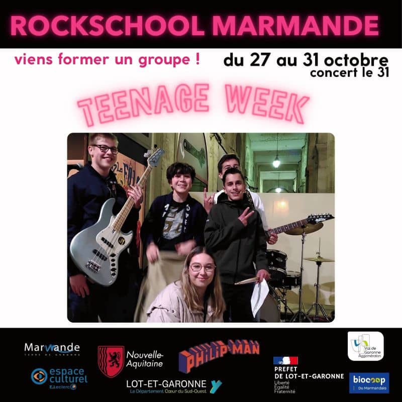 Illustration de l'événement : Teenage Week à la Rockschool