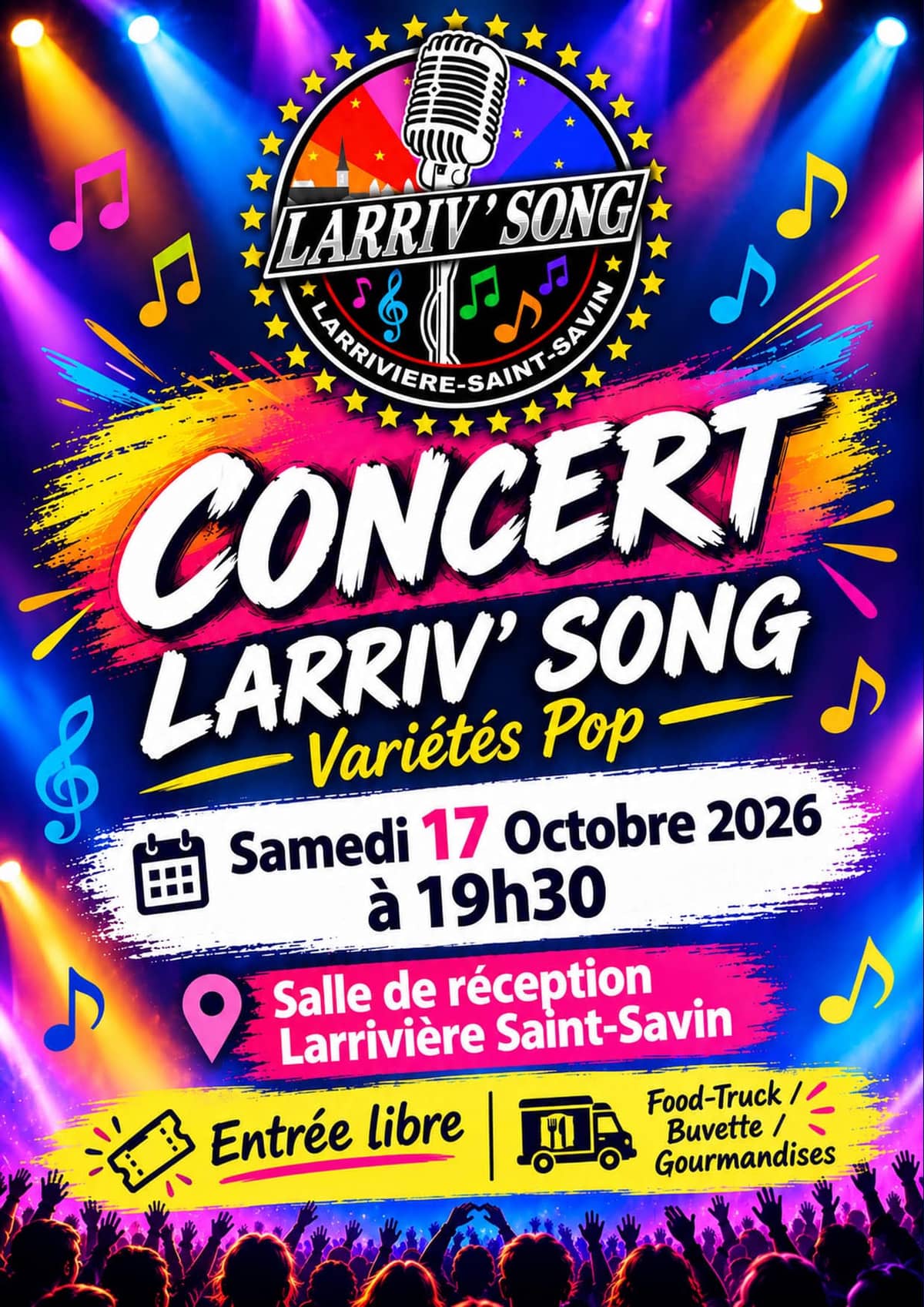 Illustration de l'événement : Concert Larriv'song