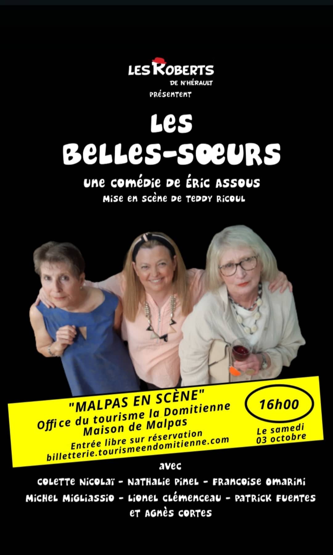 Illustration de l'événement : MALPAS EN SCÈNE : LES BELLES-SŒURS