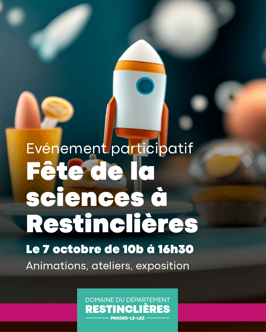 Illustration de l'événement : FÊTE DE LA SCIENCE À RESTINCLIÈRES