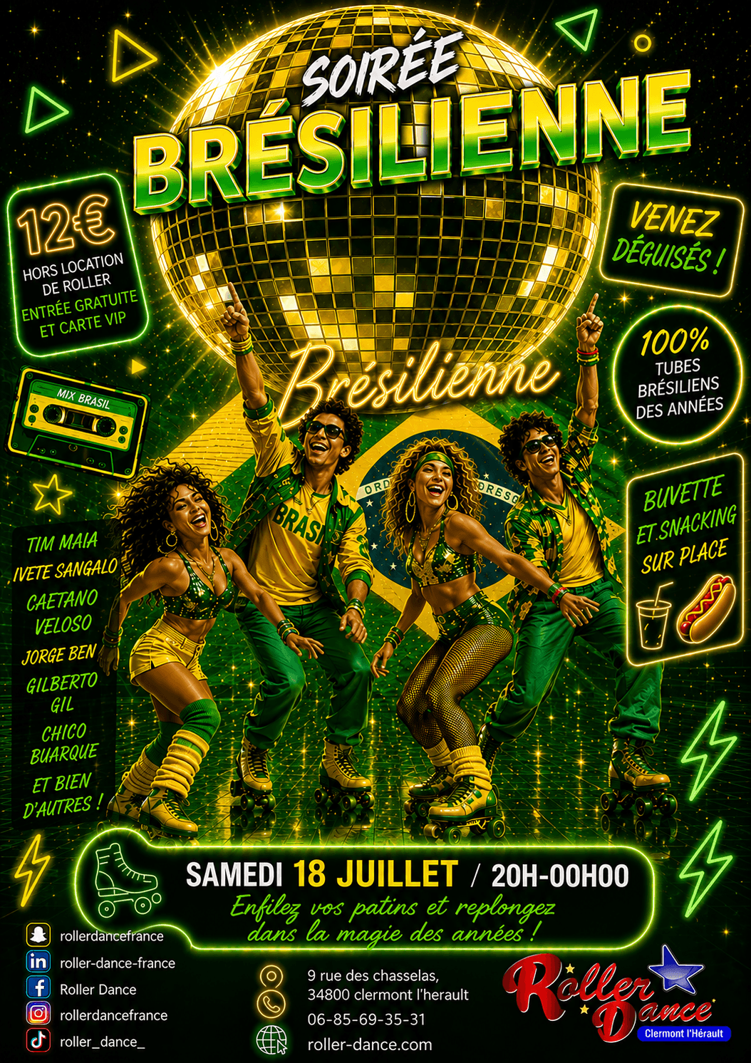 Illustration de l'événement : SOIREE BRESILIENNE