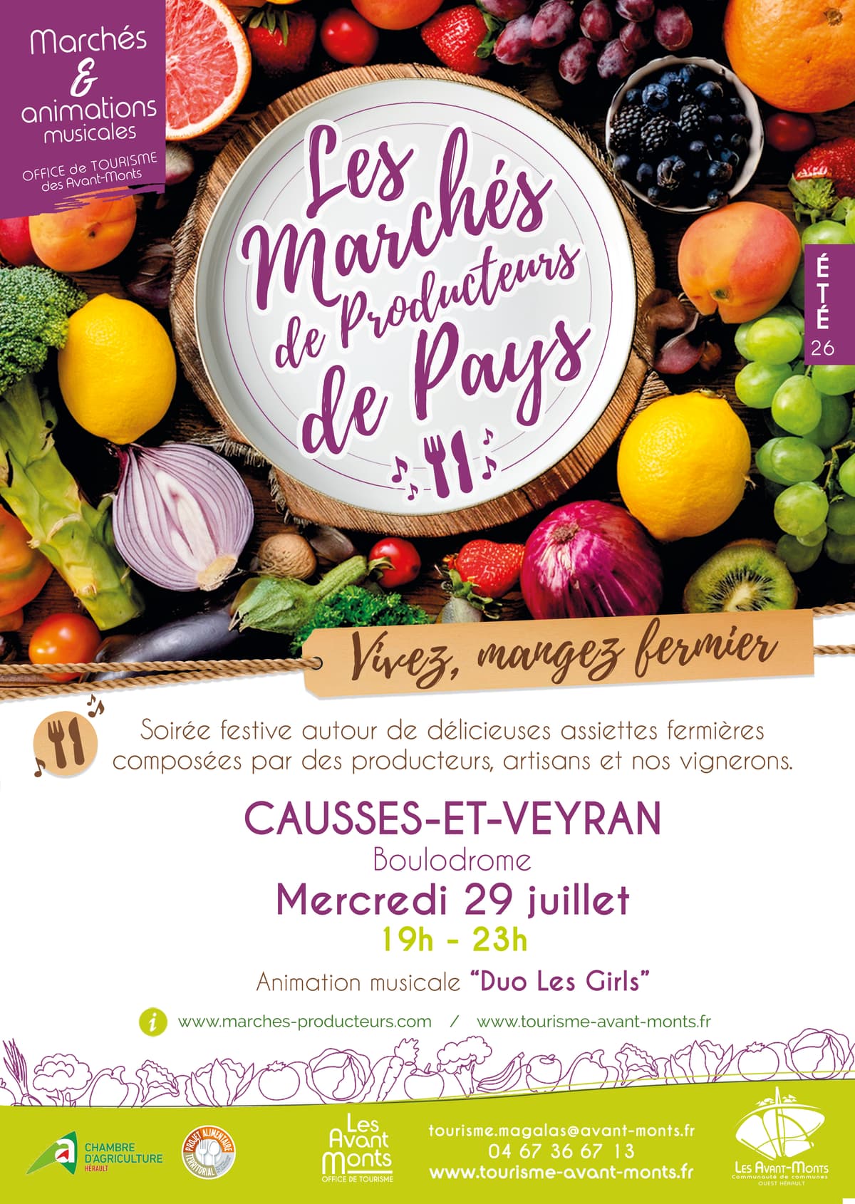 Illustration de l'événement : MARCHÉ DES PRODUCTEURS DE PAYS