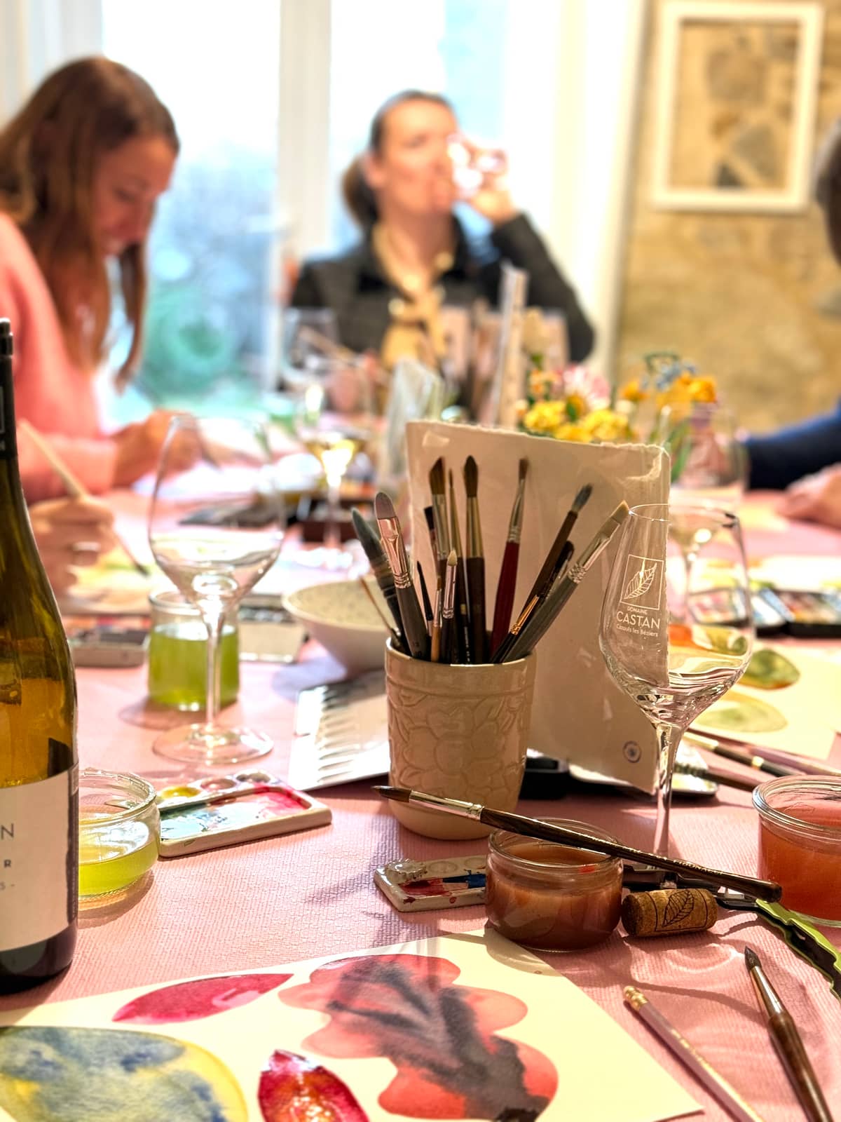 Illustration de l'événement : ATELIER PINCEAU & VINO