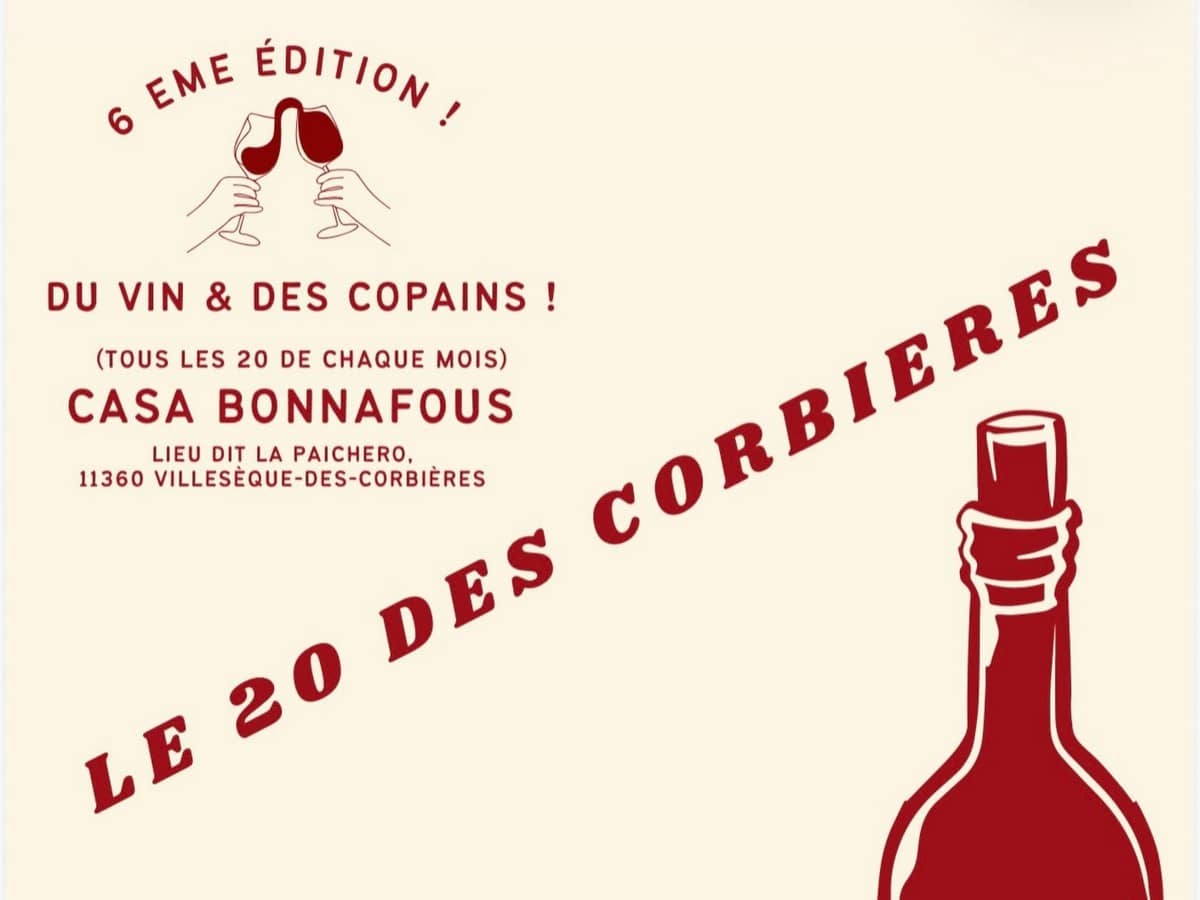 Illustration de l'événement : DU VIN ET DES COPAINS 8ÈME ÉDITION - À LA CASA BONNAFOUS
