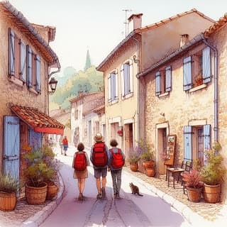 Illustration de l'événement : BALADES DU P'TIT BALUCHON: LESPIGNAN