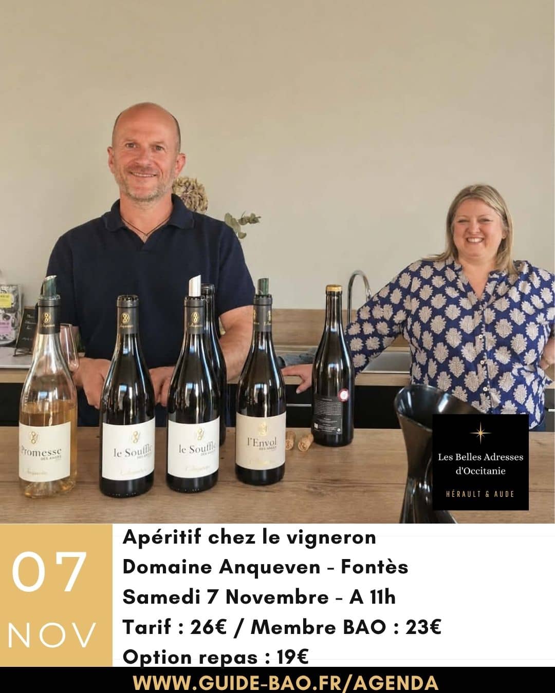 Illustration de l'événement : RDV GOURMAND AU DOMAINE ANQUEVEN