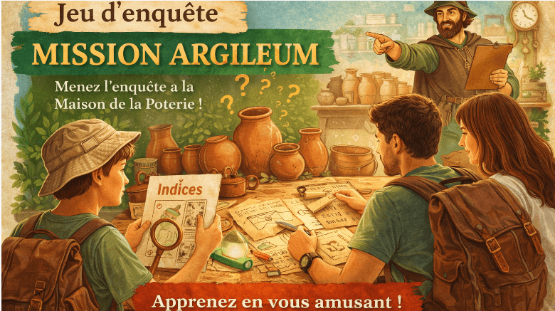 Illustration de l'événement : JEU D'ENQUÊTE MISSION ARGILEUM