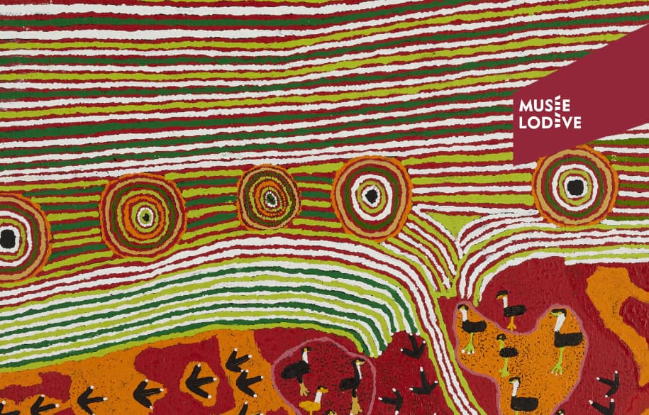 Illustration de l'événement : VISITE GUIDÉE TOUT-PETITS DE L’EXPOSITION « ART ABORIGÈNE»