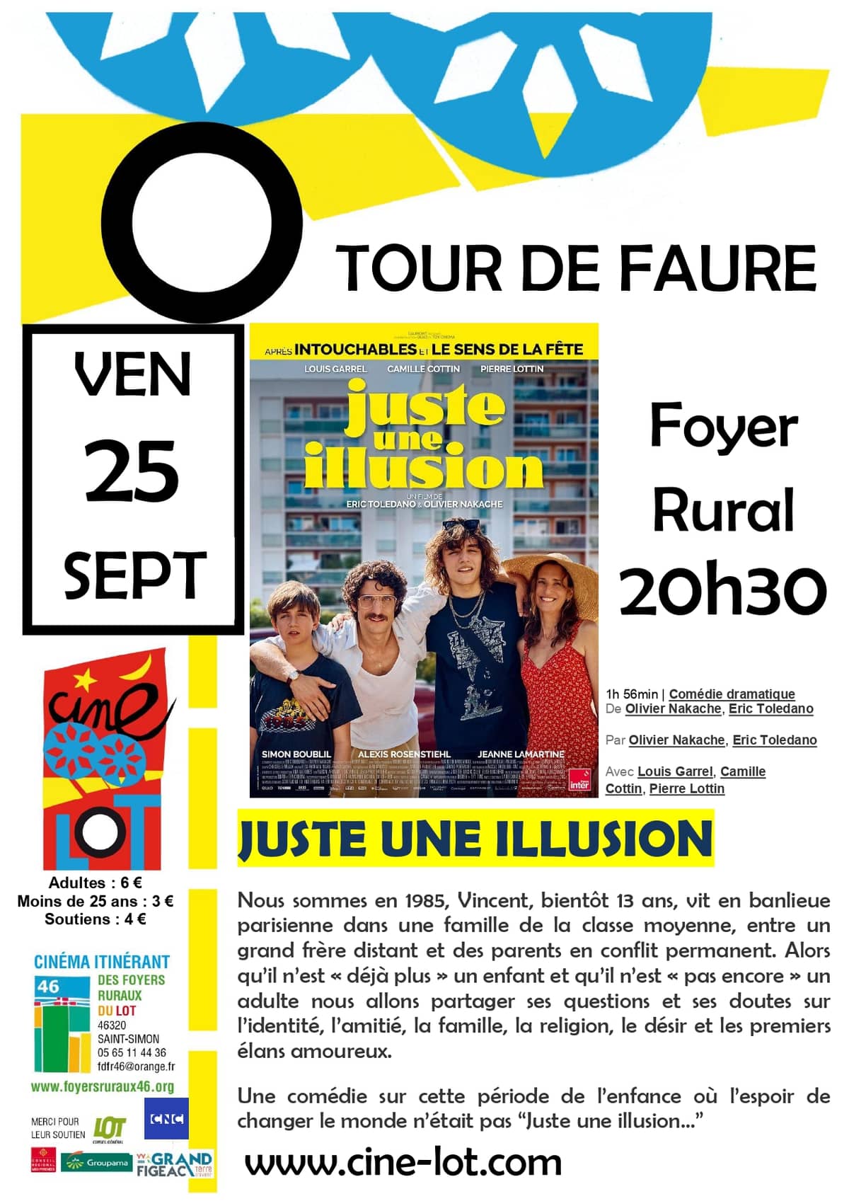 Illustration de l'événement : Ciné-Lot : "Juste une illusion"