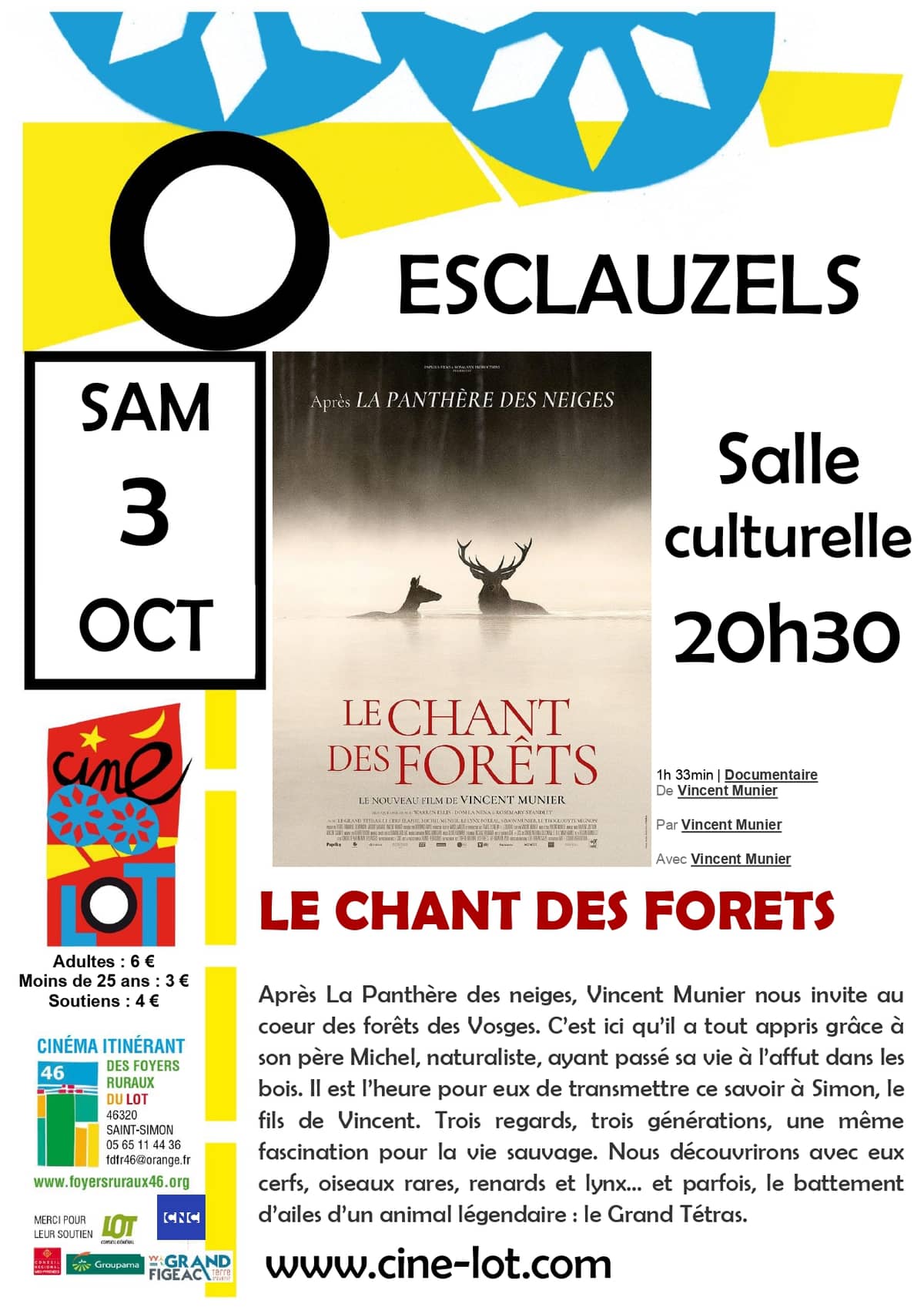 Illustration de l'événement : Ciné-Lot : "Le chant des forêts"