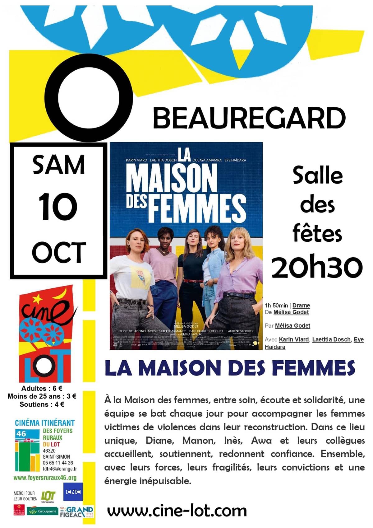 Illustration de l'événement : Ciné-Lot : "La maison des femmes"