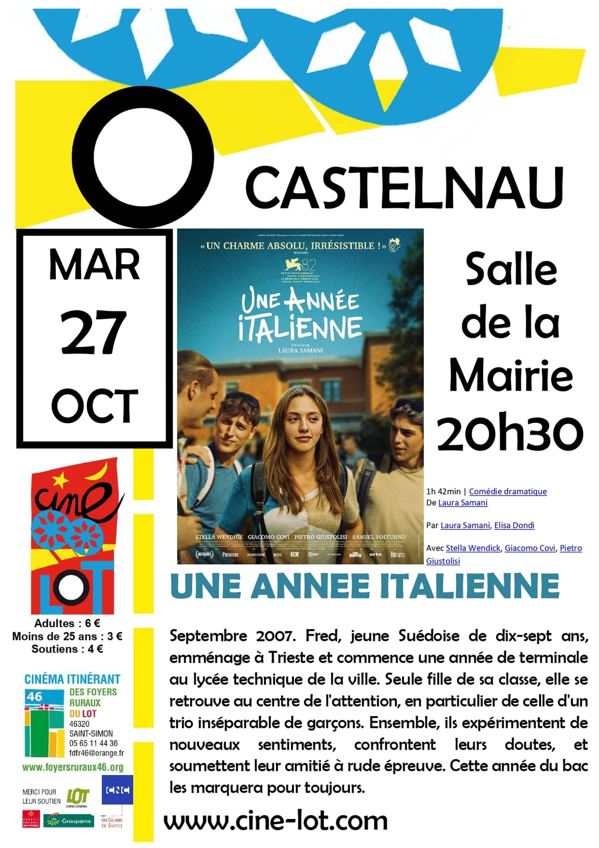 Illustration de l'événement : Ciné-Lot : "Une année italienne"