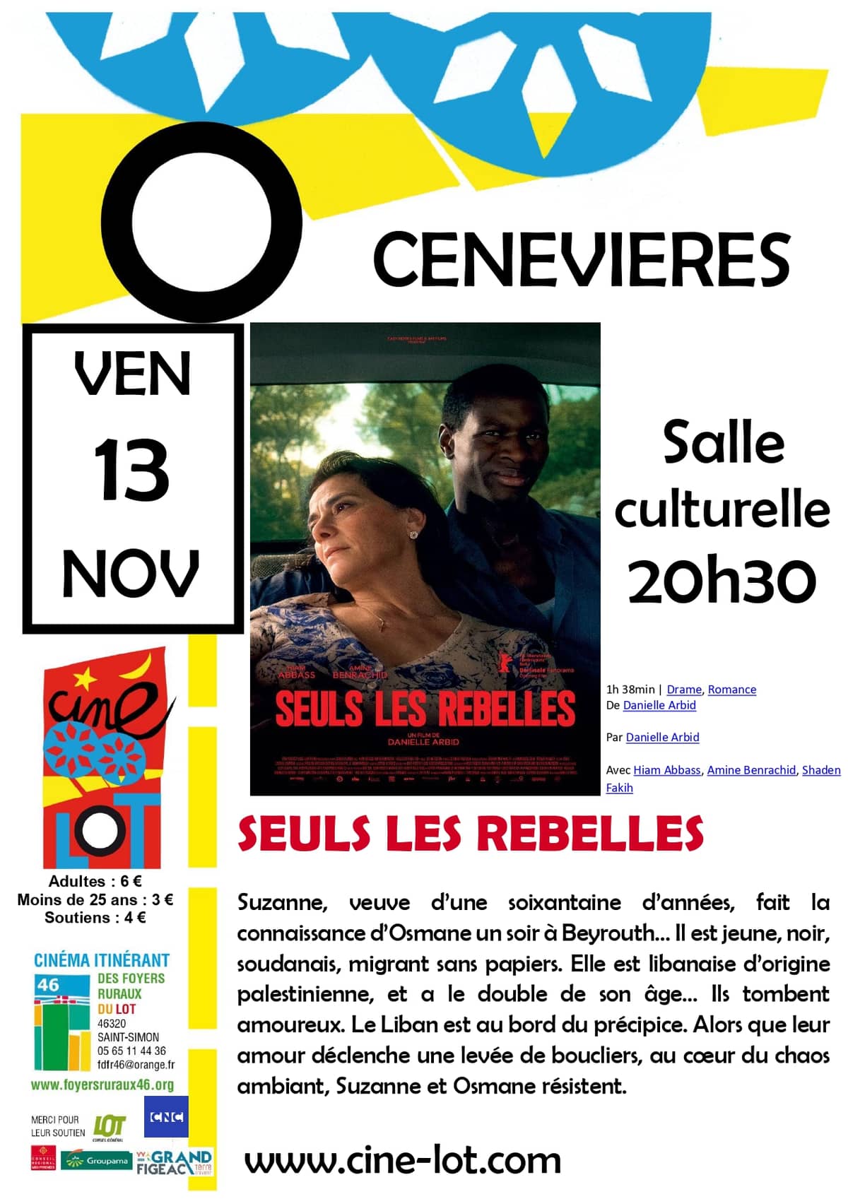 Illustration de l'événement : Ciné-Lot : "Seuls les rebelles"