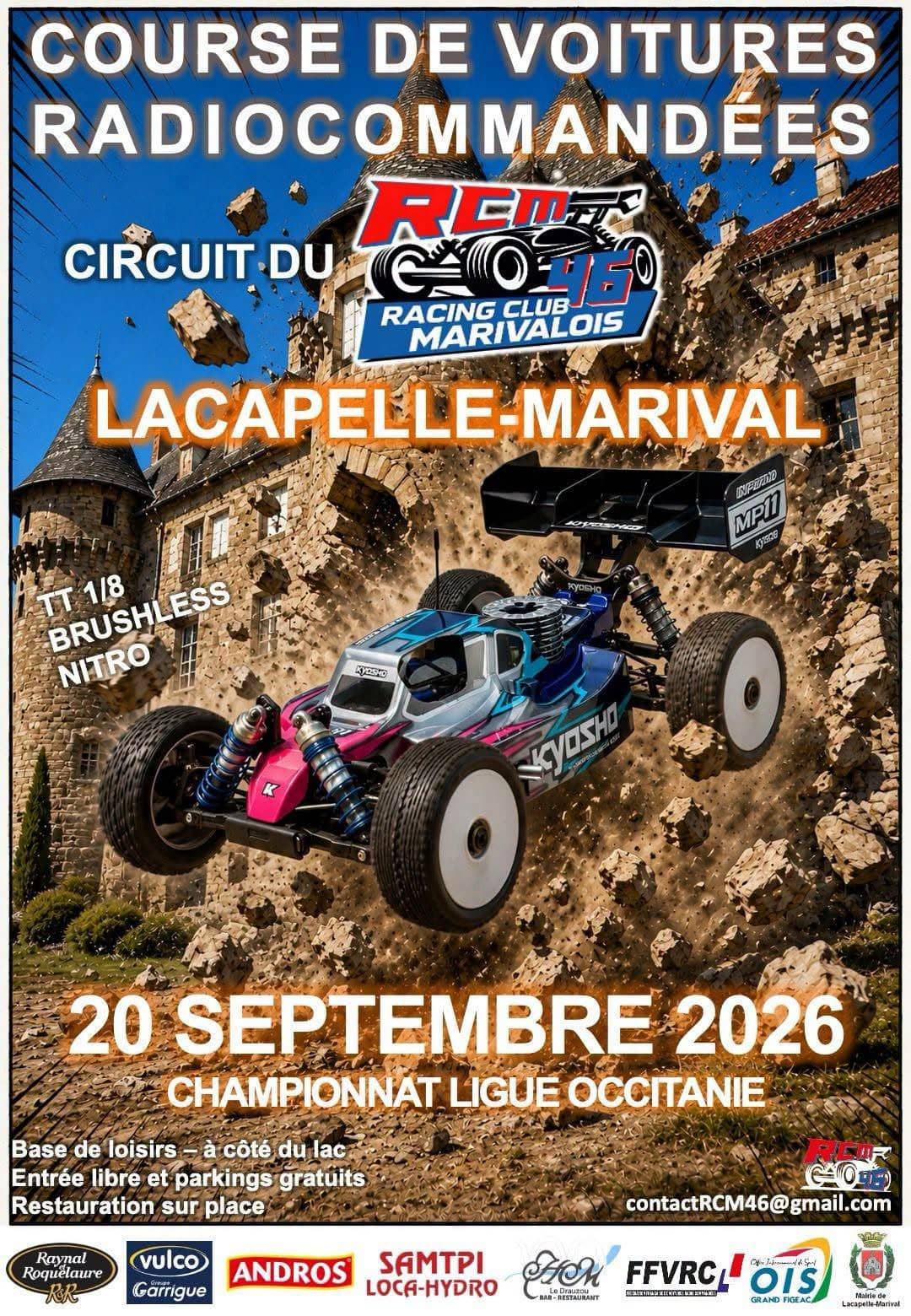 Illustration de l'événement : Championnat Ligue Occitanie de Voitures Radiocommandées