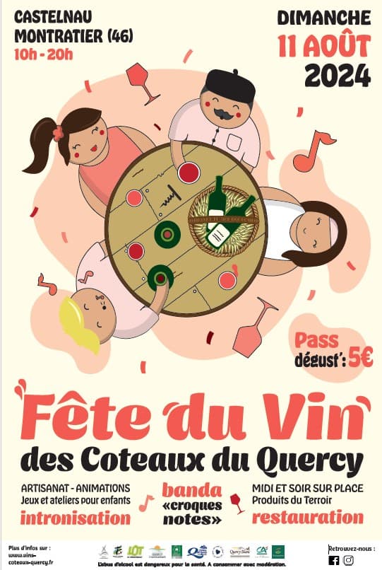 Illustration de l'événement : Fête du Vin des Coteaux du Quercy