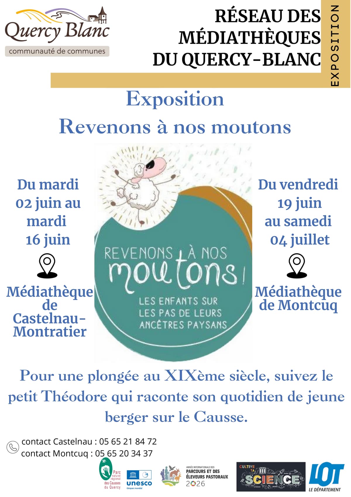 Illustration de l'événement : Exposition : "Revenons à nos moutons !"