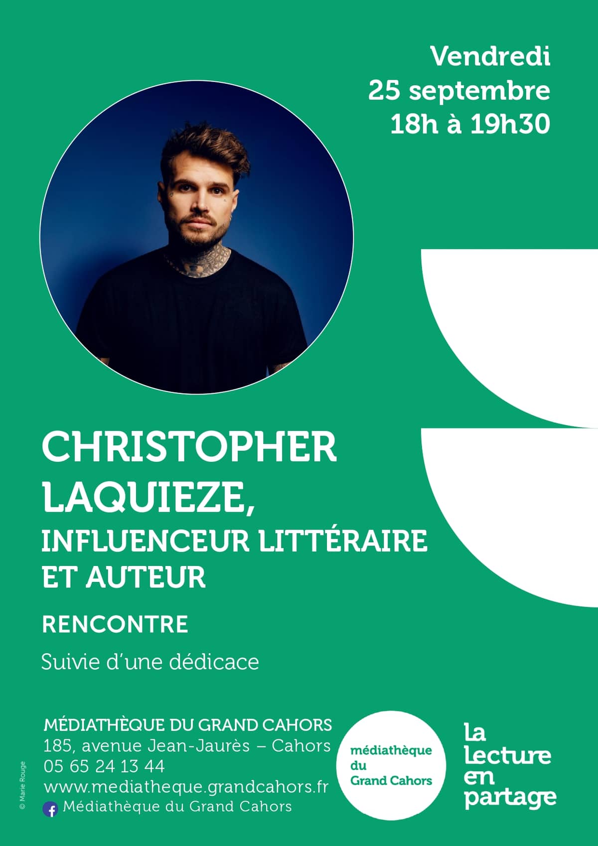 Illustration de l'événement : Rencontre avec Christopher Laquieze