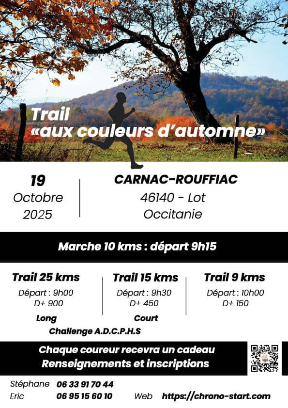 Illustration de l'événement : Trail "Aux couleurs d'automne"