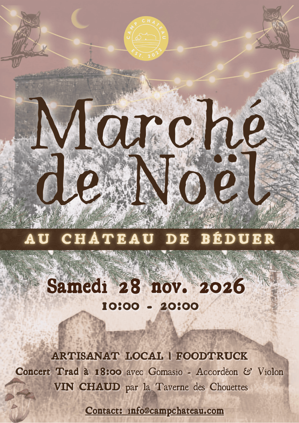 Illustration de l'événement : Marché de Noël au château de Béduer