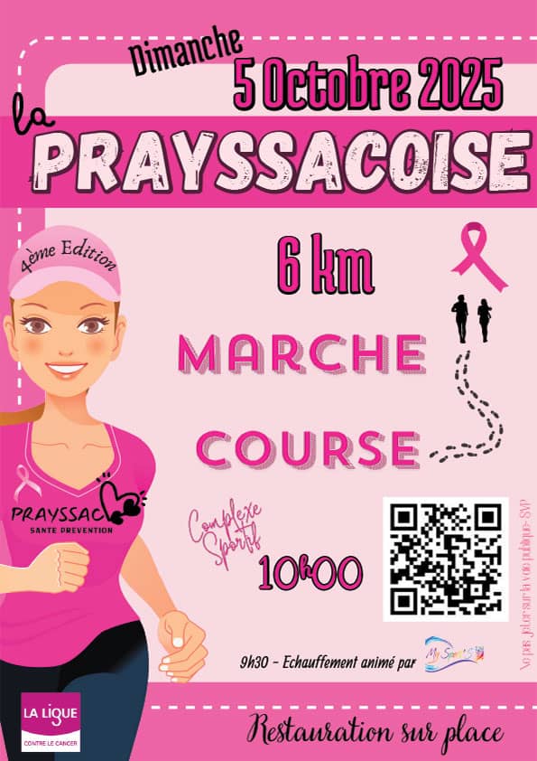 Illustration de l'événement : Octobre Rose à Prayssac : course pédestre La Prayssacoise