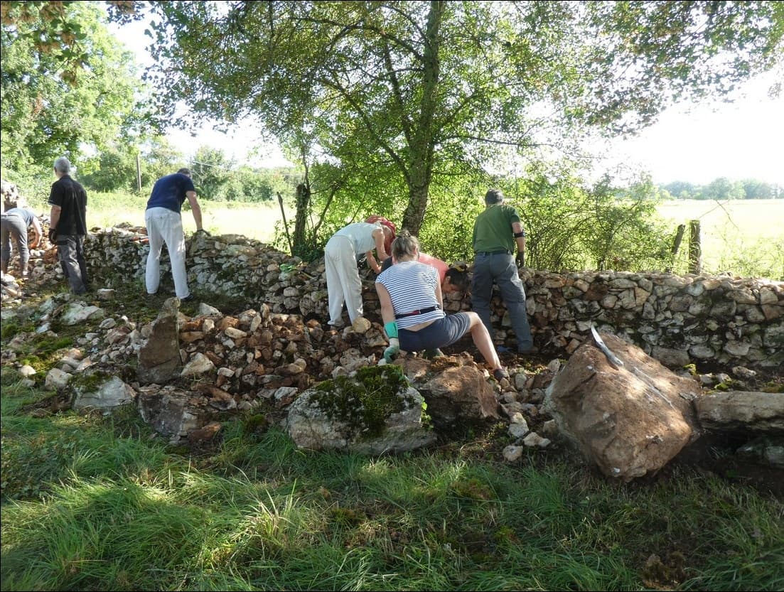 Illustration de l'événement : Initiation à la réfection de murets en pierre sèche