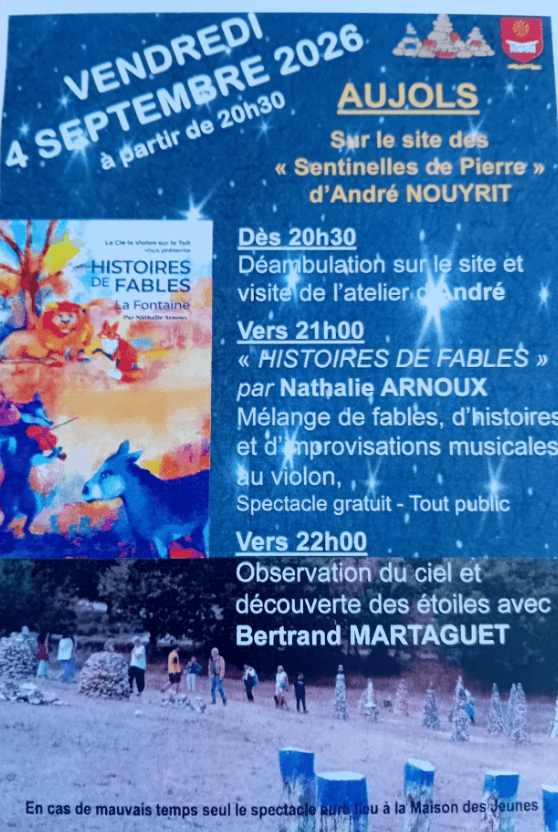 Illustration de l'événement : Histoires de fables et observation du ciel