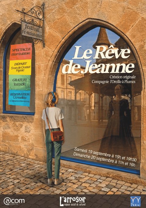 Illustration de l'événement : Festival Re-naissance : Le rêve de Jeanne, théâtre déambulatoire