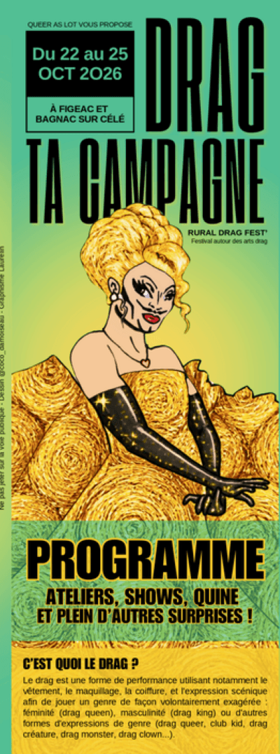 Illustration de l'événement : Festival Drag ta campagne à Figeac