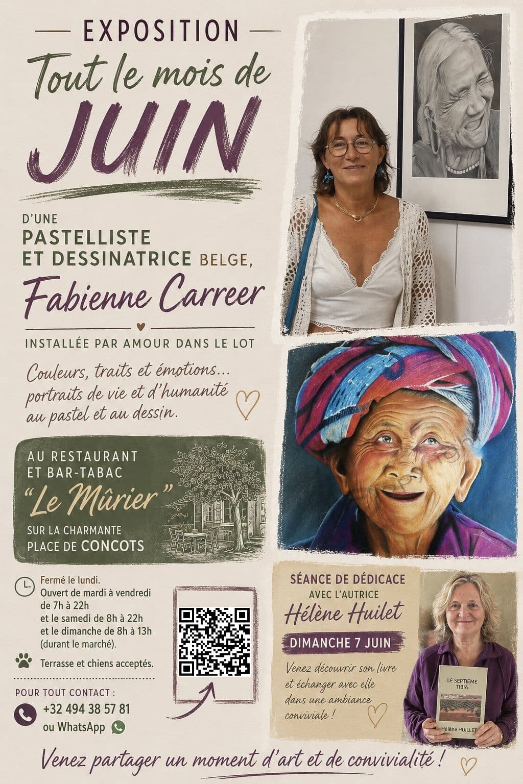 Illustration de l'événement : Exposition de Fabienne Carreer