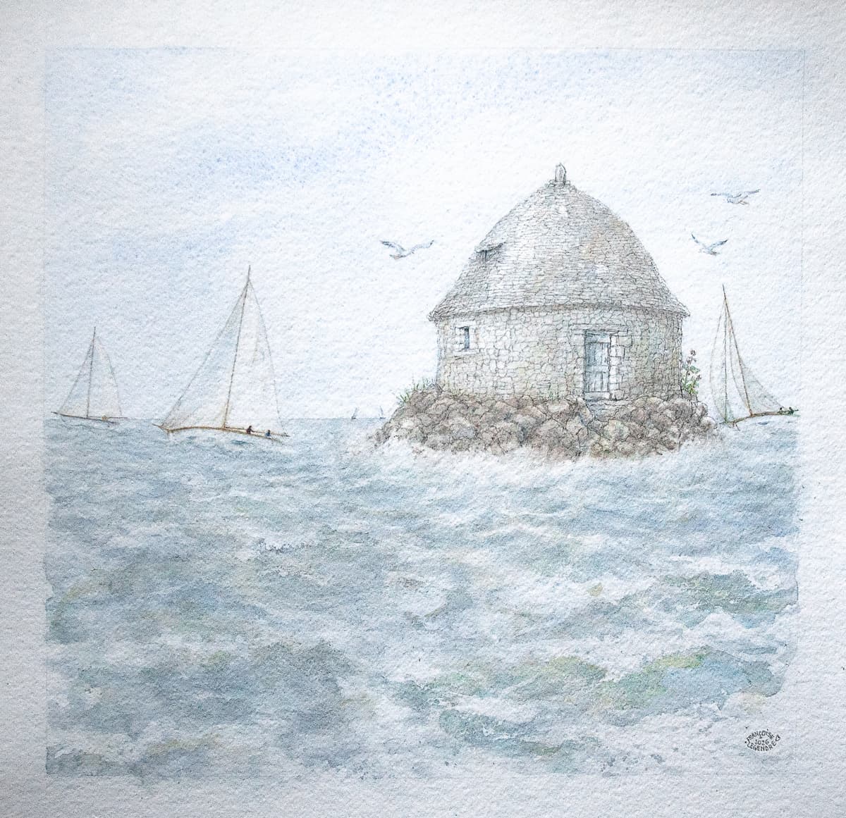 Illustration de l'événement : Exposition "Contre Vents et Marées" de Françoise Legendre