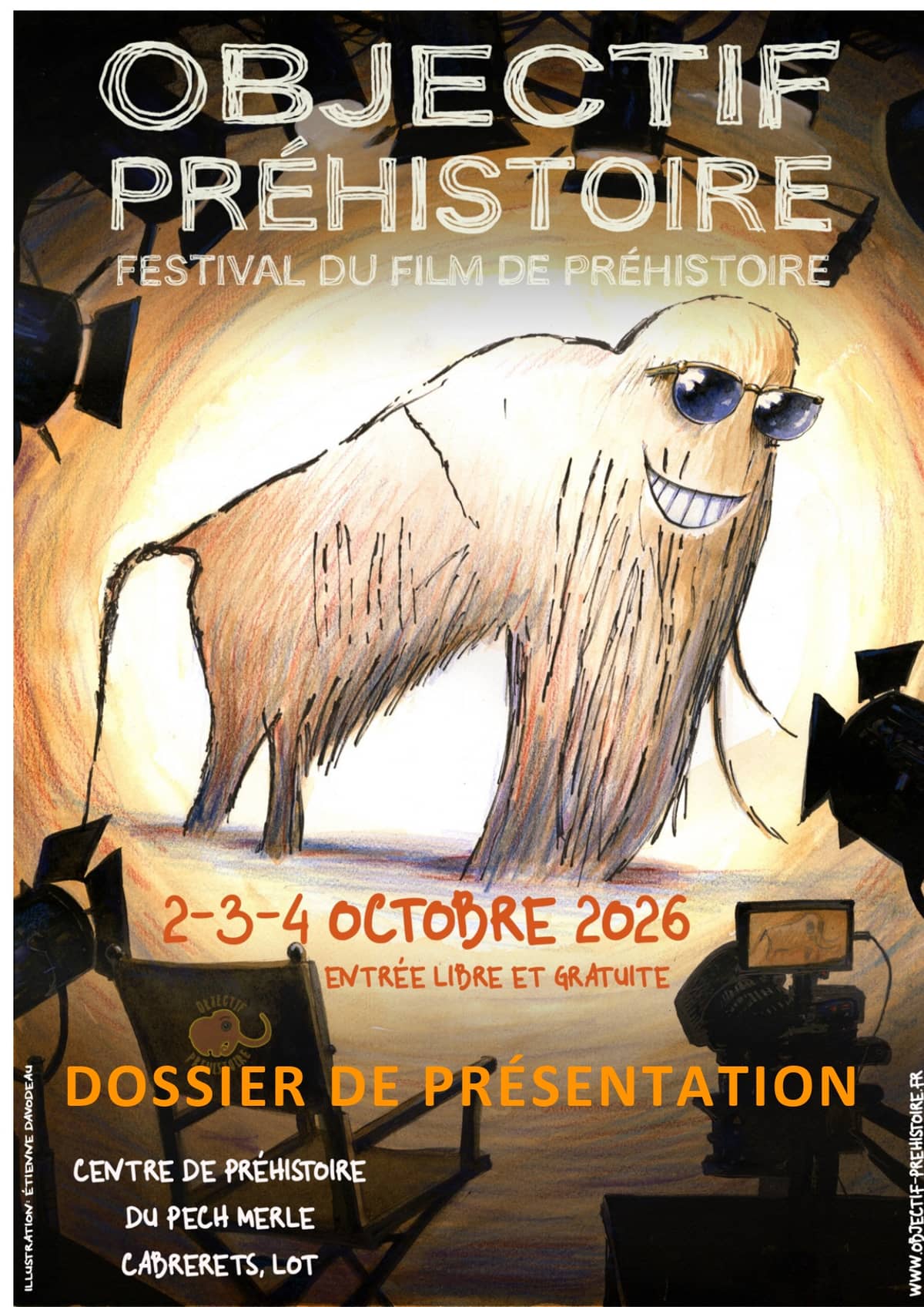 Illustration de l'événement : Objectif Préhistoire : Festival du film de Préhistoire
