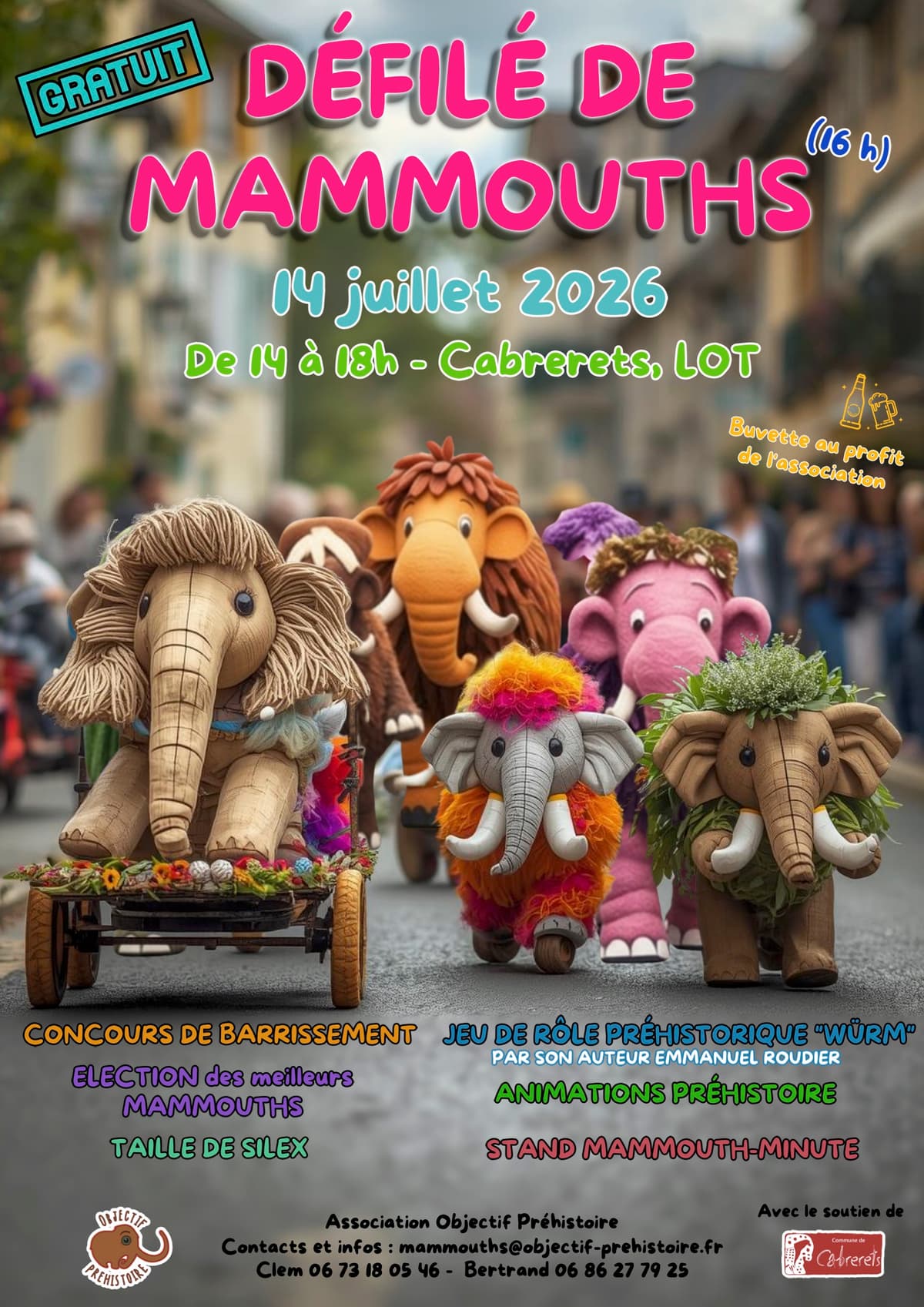 Illustration de l'événement : Défilé de Mammouths