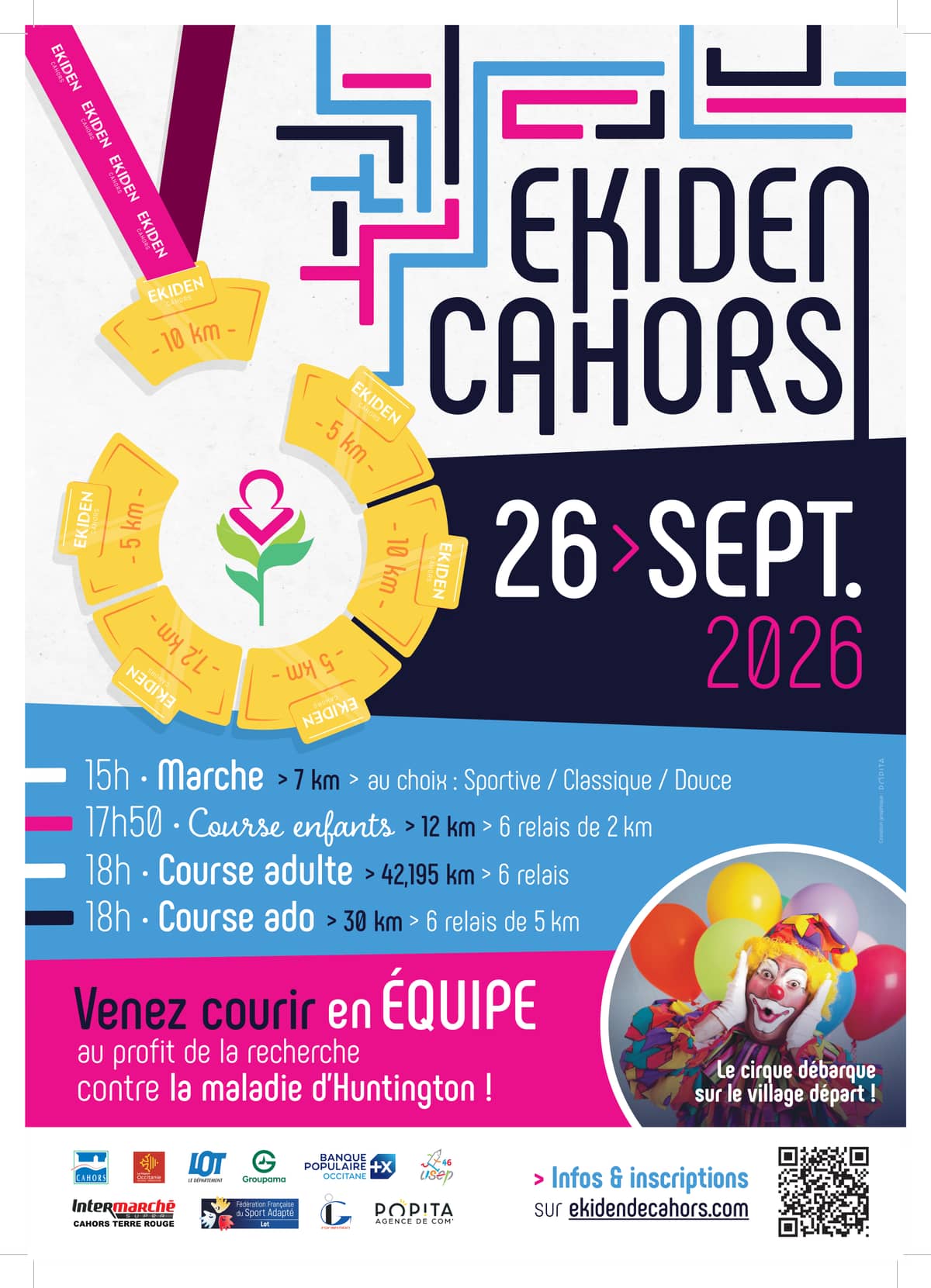 Illustration de l'événement : Ekiden de Cahors - Marche
