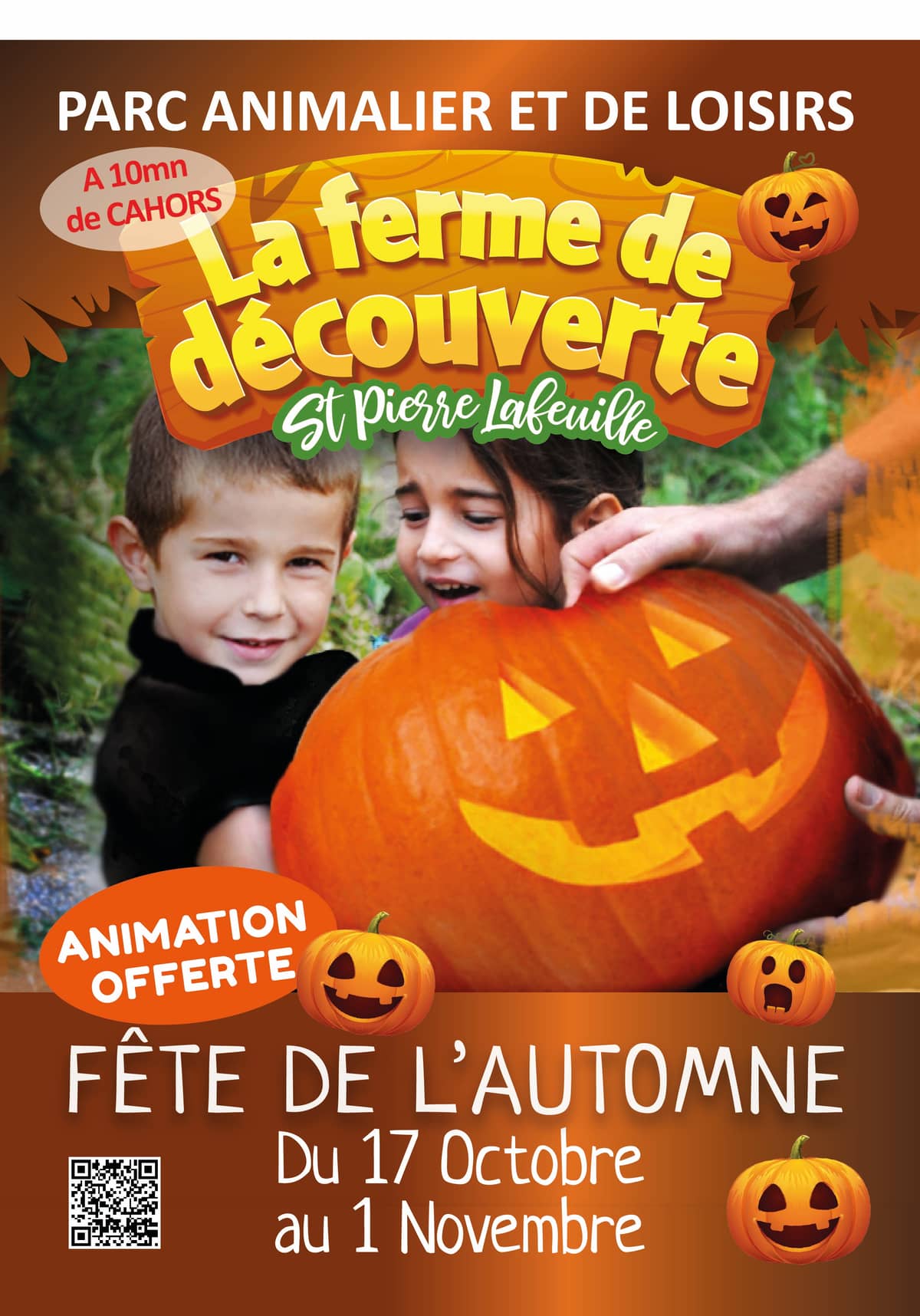 Illustration de l'événement : Fête de l'automne à la ferme de découverte