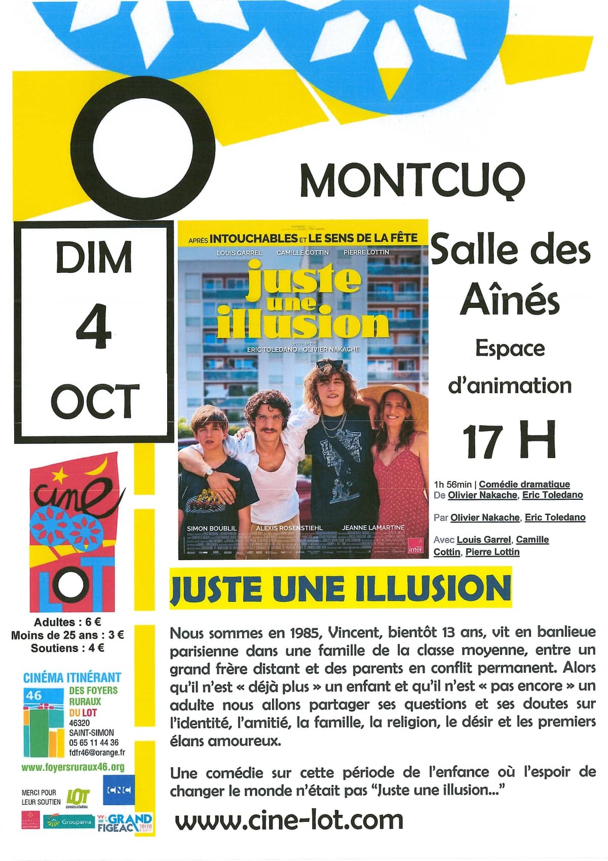 Illustration de l'événement : Ciné-Lot : "Juste une illusion"