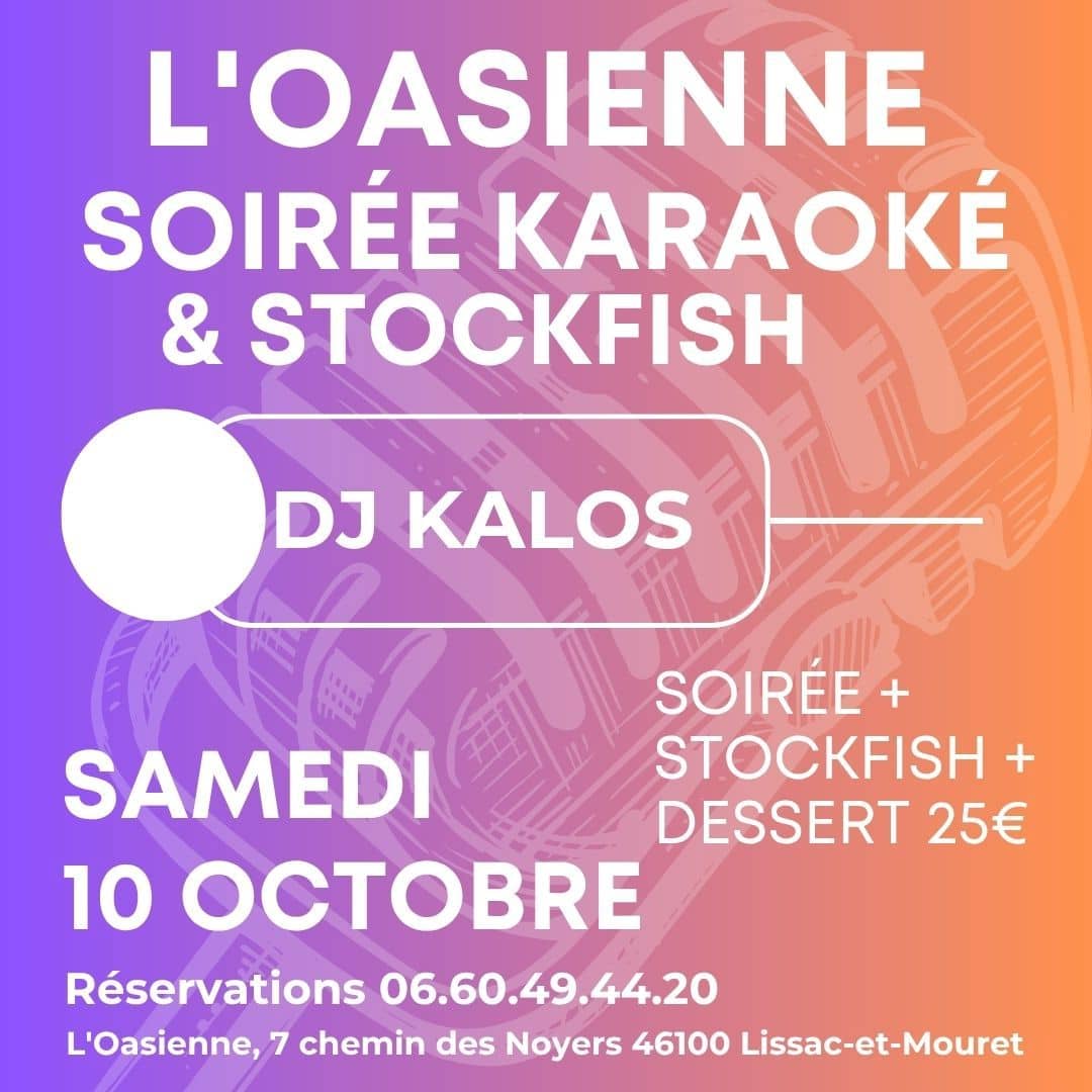 Illustration de l'événement : Soirée karaoké à l'Oasienne, Lissac et Mouret