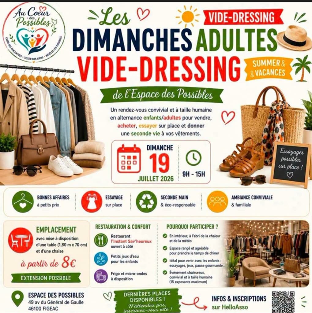 Illustration de l'événement : Vide-dressing adultes à Figeac