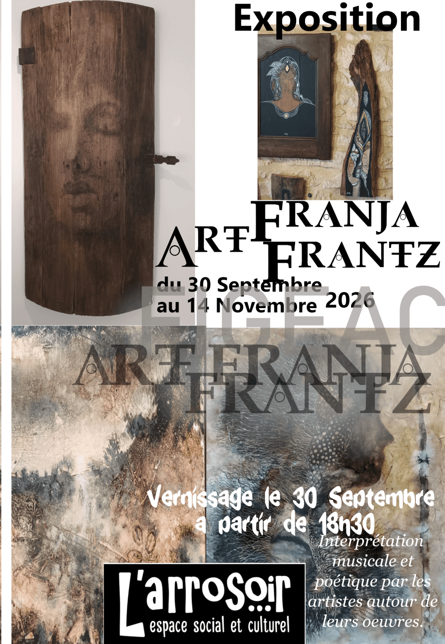 Illustration de l'événement : Exposition Art Franja Frantz à l'Arrosoir