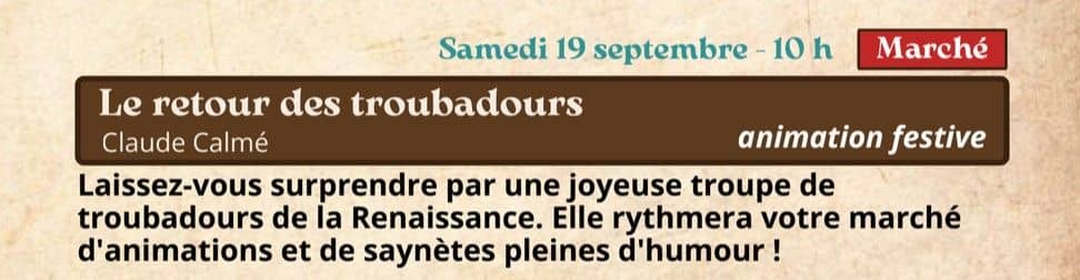 Illustration de l'événement : Festival Re-naissance à Figeac : le retour des troubadours