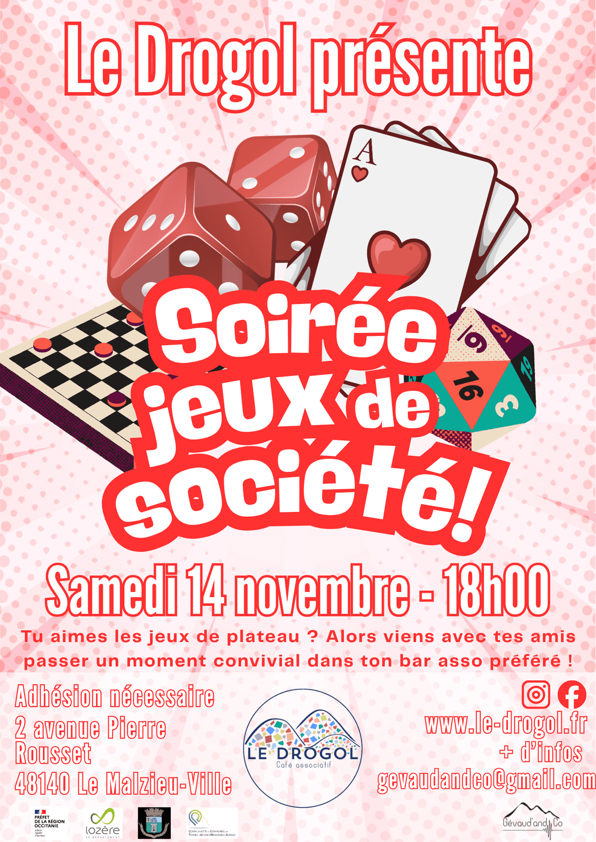 Illustration de l'événement : SOIRÉE JEUX DE SOCIÉTÉ