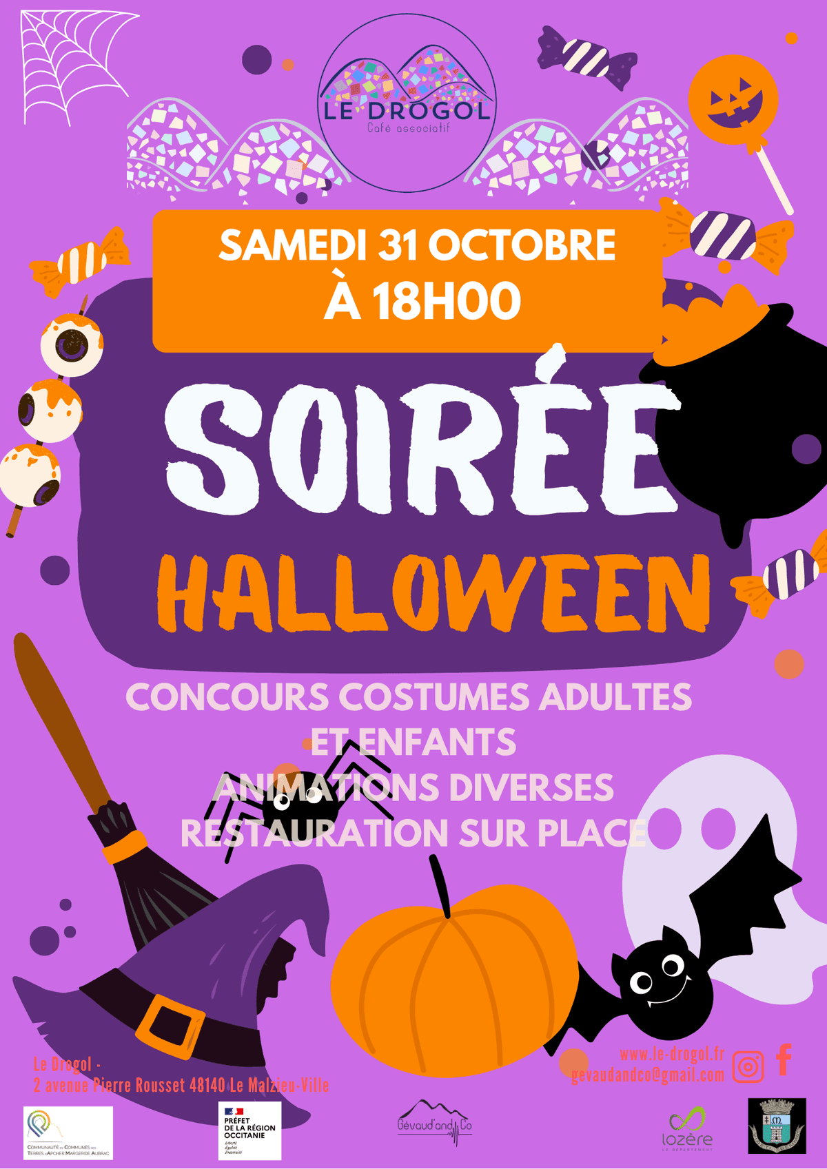 Illustration de l'événement : SOIRÉE HALLOWEEN AU DROGOL