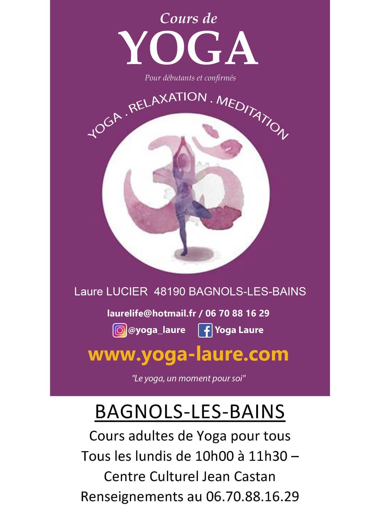 Illustration de l'événement : COURS DE YOGA
