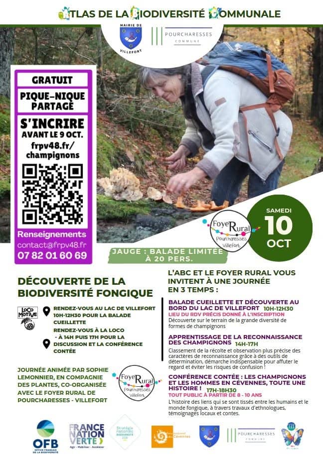 Illustration de l'événement : BALADE CUEILLETTE DE CHAMPIGNONS ET CONFÉRENCE CONTÉE