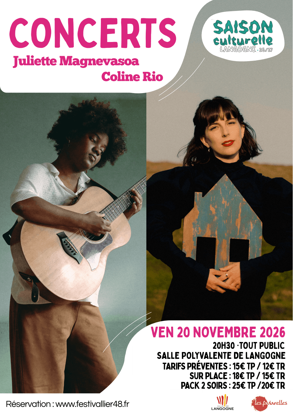 Illustration de l'événement : JULIETTE MAGNEVASOA & COLINE RIO