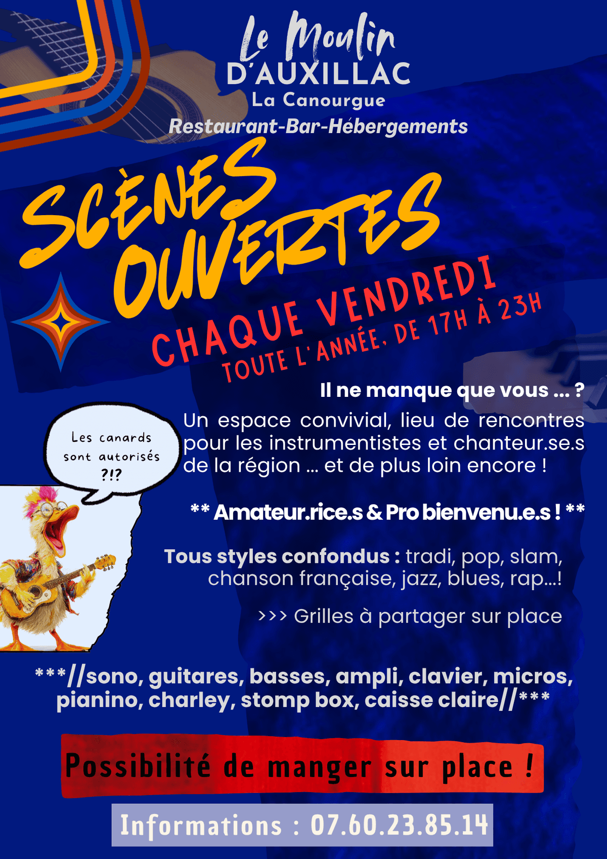 Illustration de l'événement : LES SCÈNES OUVERTES DU VENDREDI