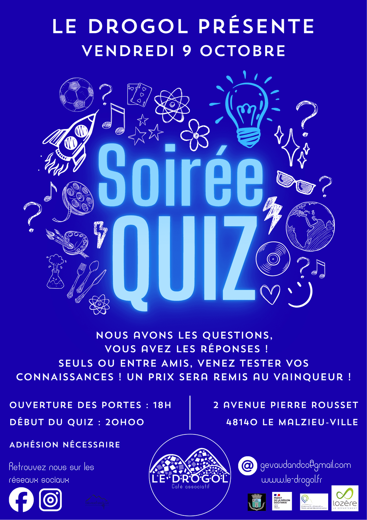 Illustration de l'événement : SOIRÉE QUIZ