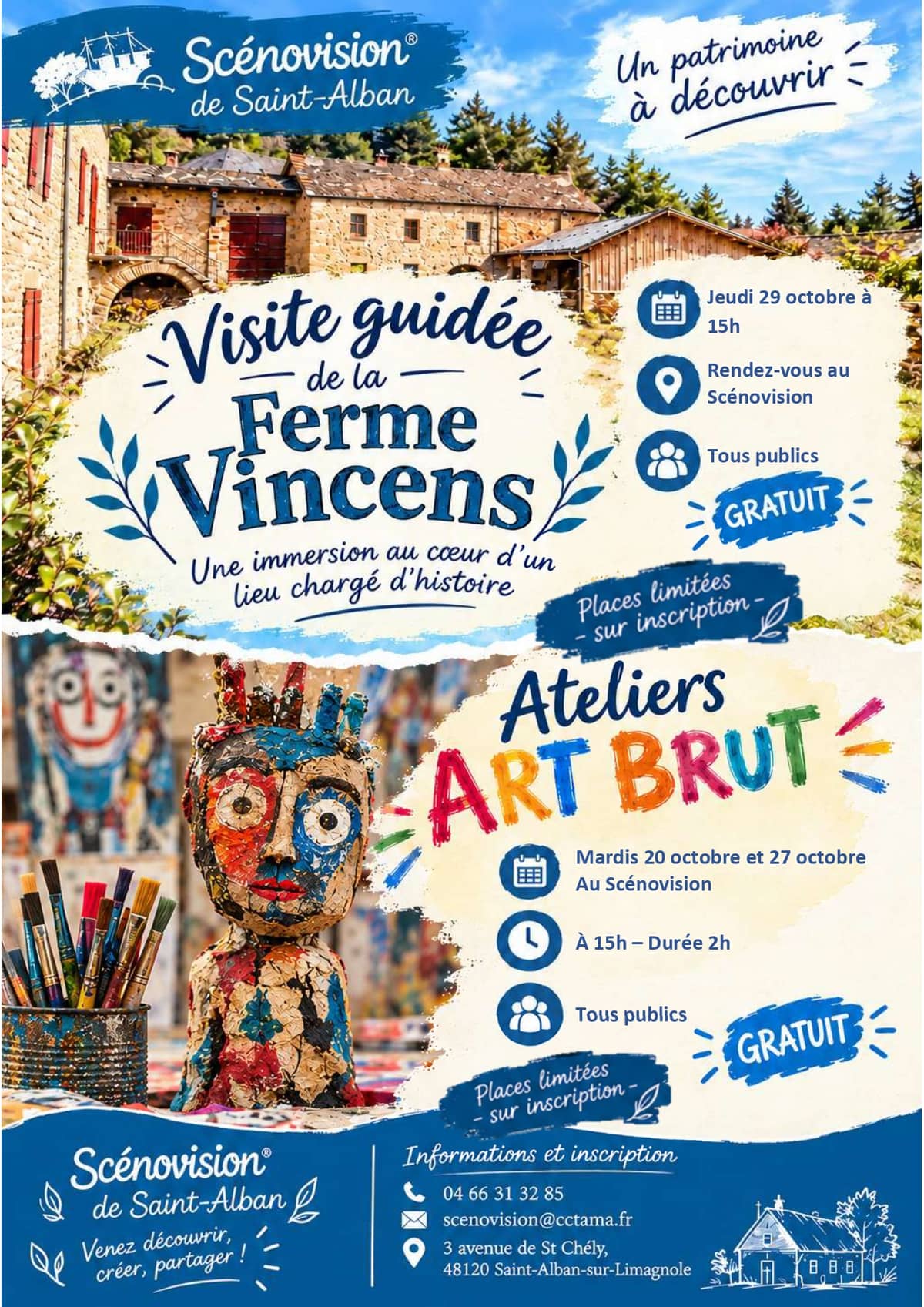 Illustration de l'événement : ATELIERS D'ART BRUT