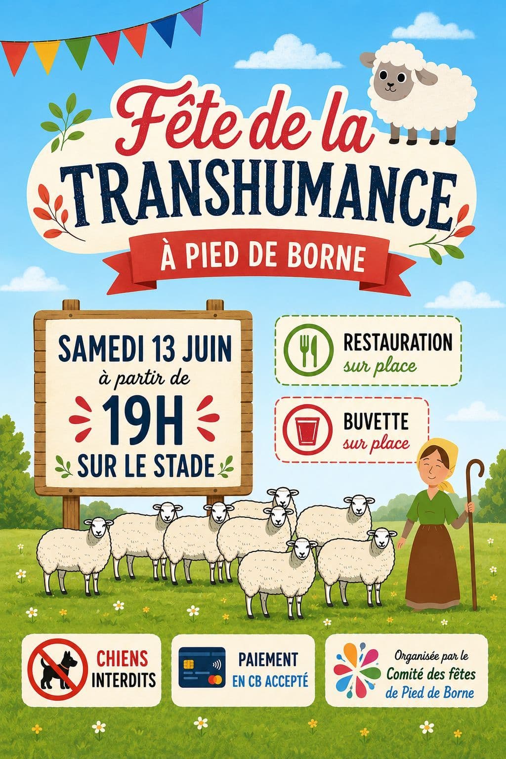 Illustration de l'événement : FÊTE DE LA TRANSHUMANCE