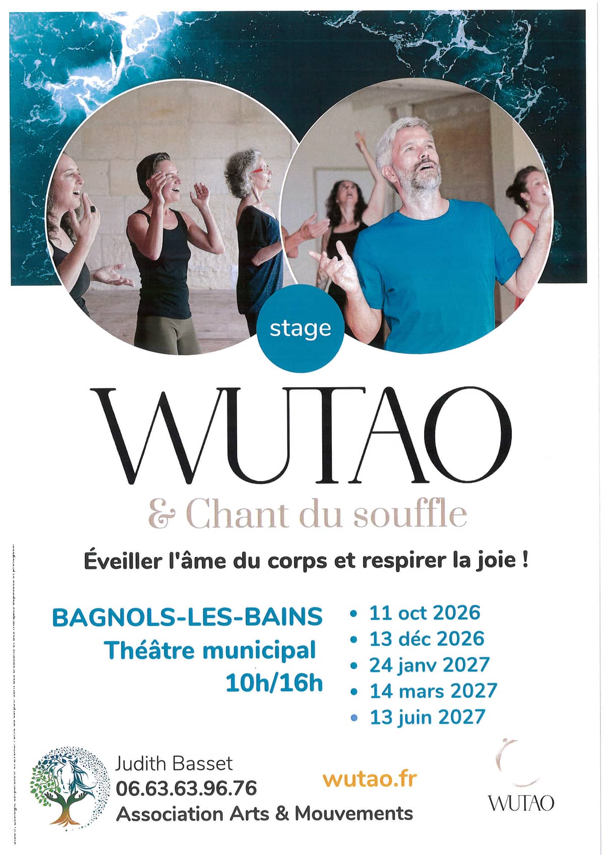 Illustration de l'événement : STAGE DE WUTAO & CHANT DU SOUFFLE